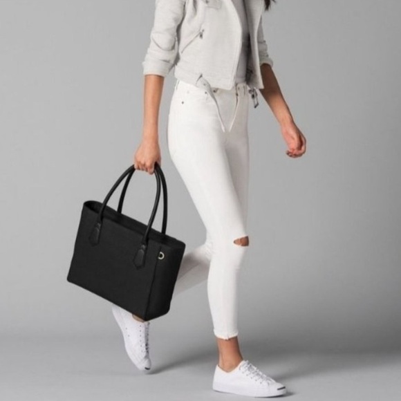 Dagne Dover Classic Signature Tote Purse Bag Black work laptop bag - Picture 2 of 14